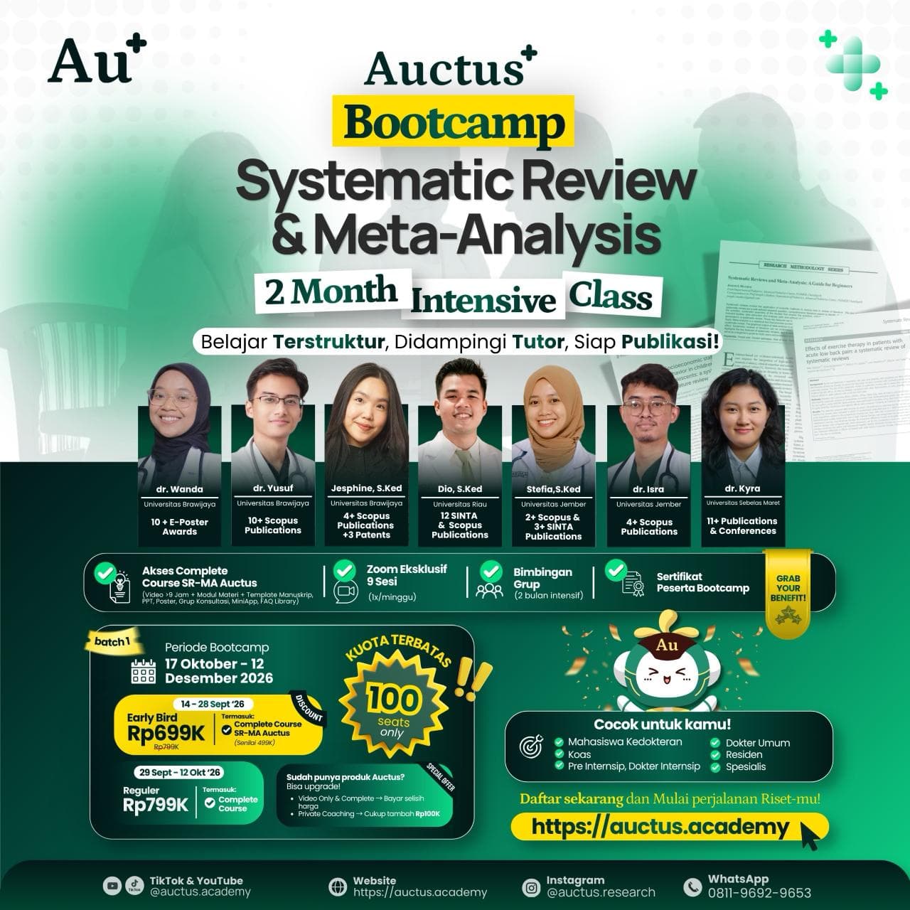 Auctus • Bootcamp SR & Meta-analisis