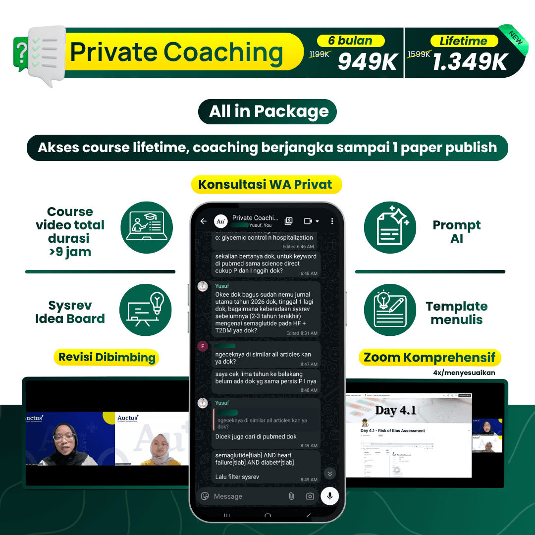 Pendampingan privat SR-MA