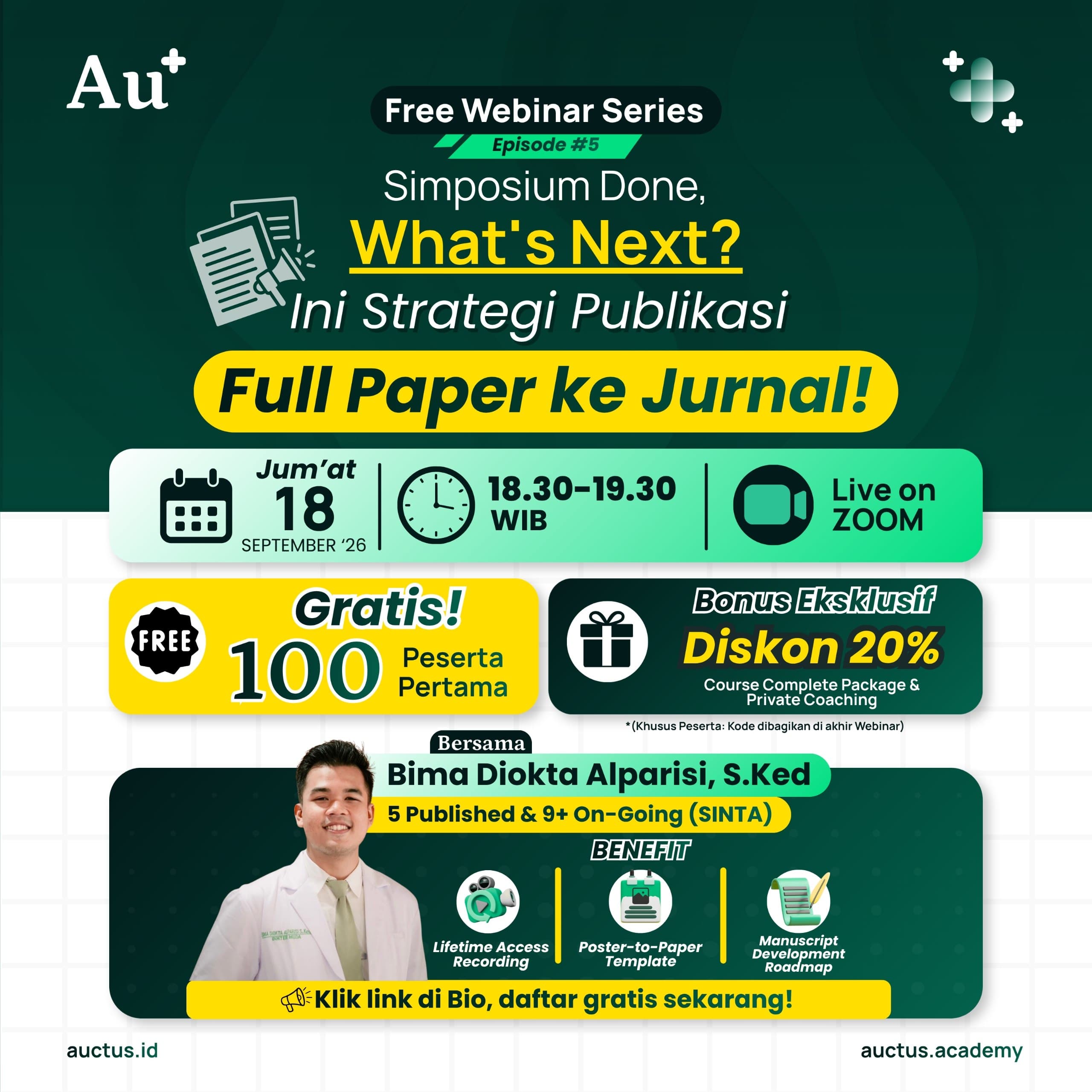 Simposium Done, What's Next? Ini Strategi Publikasi Full Paper ke Jurnal!
