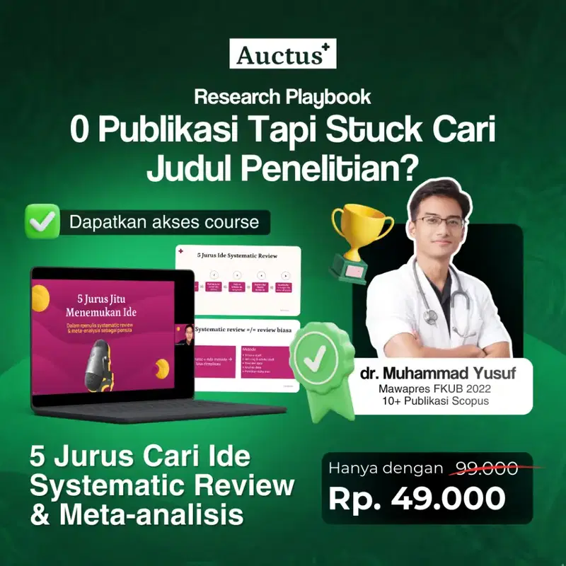 Record & Materi Webinar Jurus Cari Ide Systematic Review-Meta analysis